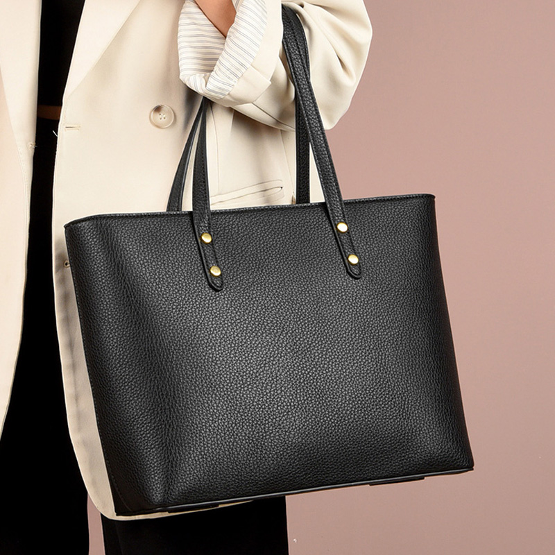 真皮托特包妈妈斜挎包