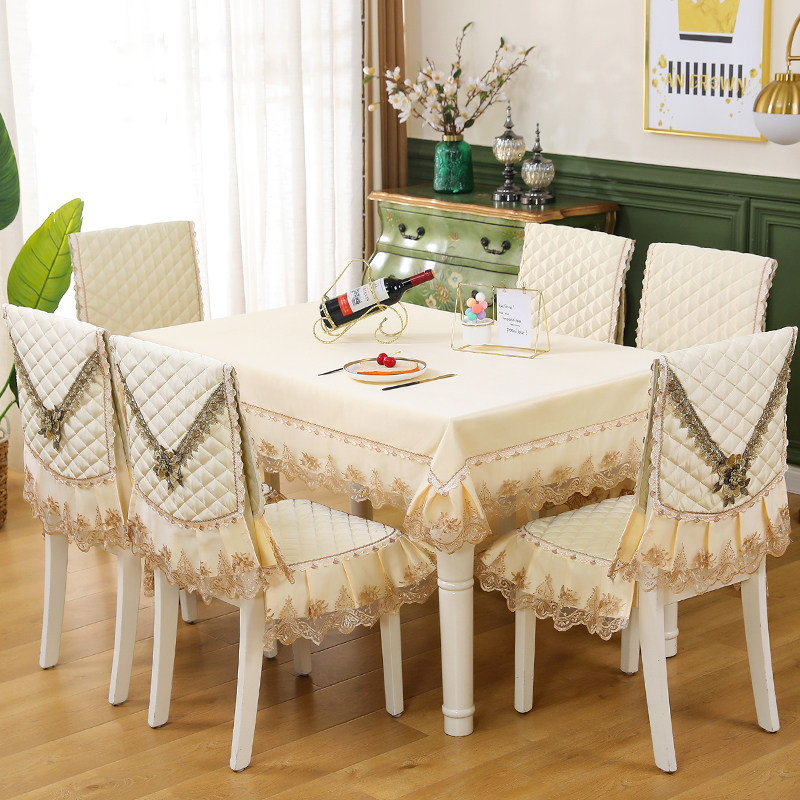 餐桌椅子套罩2023新款中式餐椅套蕾丝桌布简约加厚凳子套椅套家用,居家布艺,桌布,淘宝优惠券,粉丝福利购,淘宝优惠卷