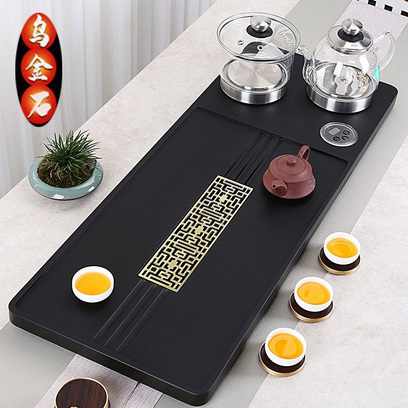乌金石茶盘全自动上水一体
