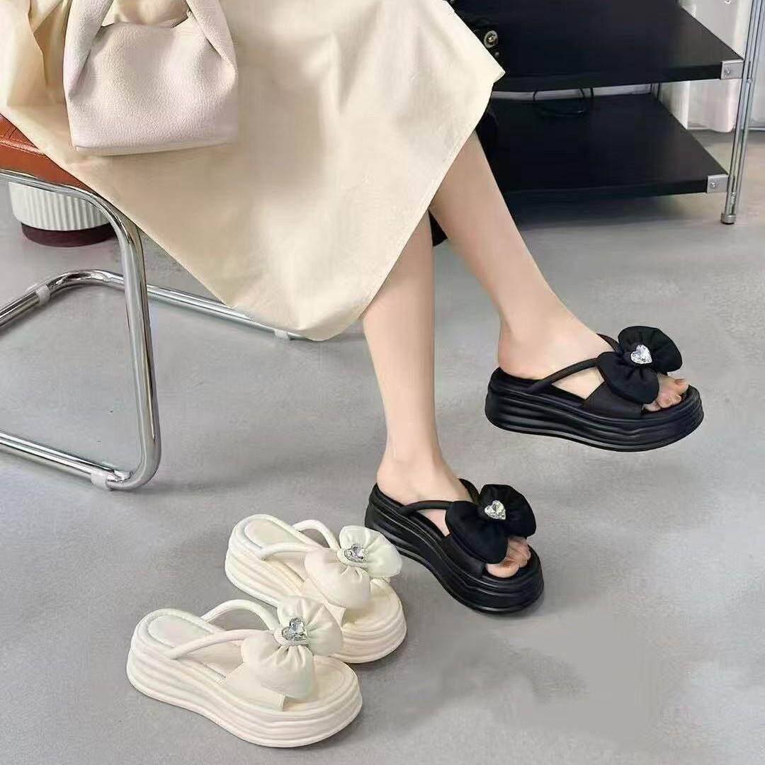 朱朱家厚底拖鞋女2025夏季新