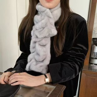 高级感小香风围脖领羽绒服毛呢套装裙女秋冬高级感ootd穿搭流行