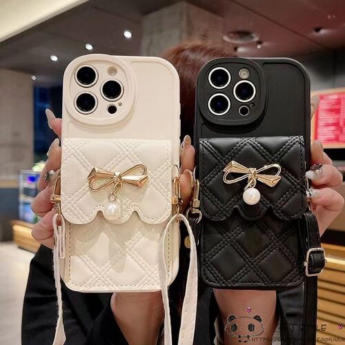 蝴蝶结斜挎卡包OPPO find x9手机壳8ultra/7女reno4se/k5挂绳a3/a6/2pro个性1网红realme15真我GT防摔a78/a96