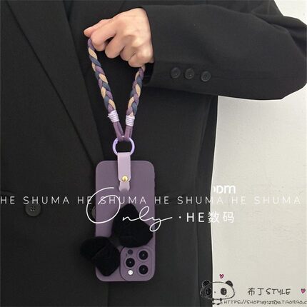 日韩OPPO reno15pro手机壳14max/13/11蝴蝶结10/9紫a6gt女a5pro手绳find x8/10+/k12s/realme真我neo7/4se/3c