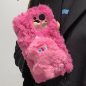 毛毛绒绒适用华为nova15手机壳13ultra卡通12s粉magic8pro女6c冬5 14活力pro 4至臻3网红9play7t麦芒11 10se