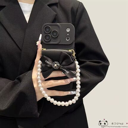 ins小香卡包OPPO reno15pro手机壳14max/13f/11网红10/9/a6gt/a5女find x8珍珠10+手链k12s/realme真我neo7/4