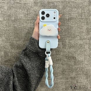 7云朵reno4se女k5 x9手机壳8ultra find a78套a36 a96 a3支架a6日韩2pro1网红realme15真我GT ins手绳OPPO