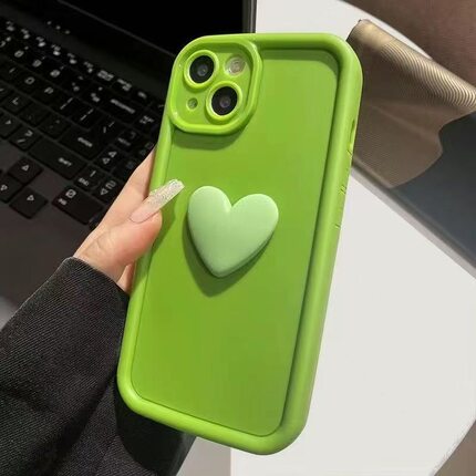 ins爱心OPPO reno15pro手机壳14max/13f/11绿色10/9/a6gt萌a5pro/find x8女10+/k12s/realme真我neo7/4se/3c