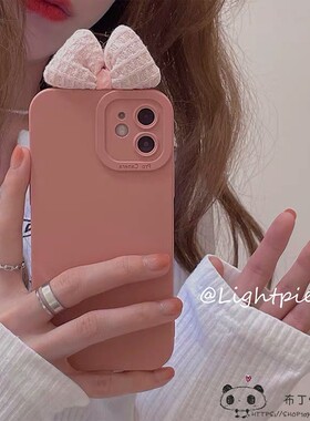 ins蝴蝶结适用note15pro红米k90手机壳k80至尊k70/K60/50ultra可爱40s小红书14r13c粉12s女tubro4/5pro软11t