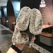 y78v5t3 毛绒兔子neo11网红iqoo15pro手机壳z10utlra爱酷9x y36i y52s 8冬7se暖6turbo可爱13 s12女vivo