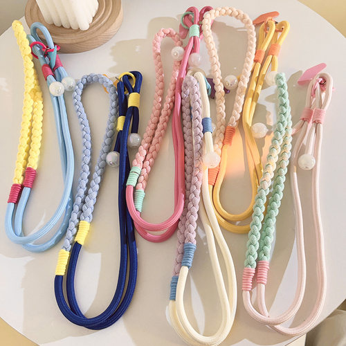 活力撞色手机链绳斜跨可调小包绳