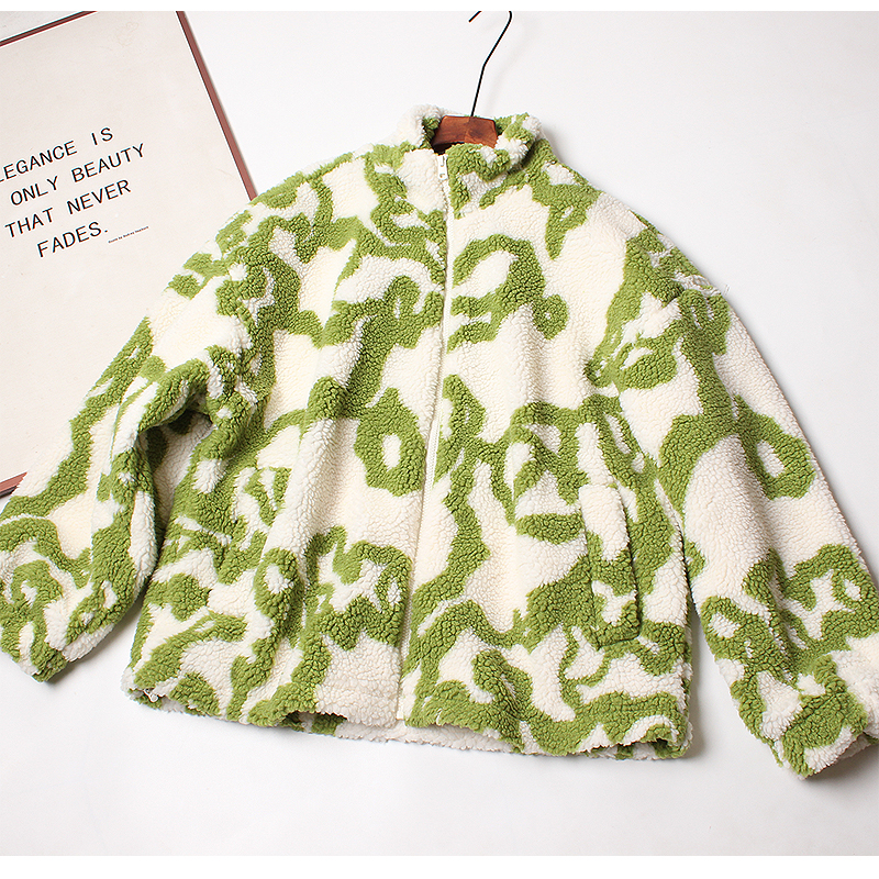 外贸出口单！$99~秋冬男女款颗粒绒外套冬季休闲立领加绒加厚棉服