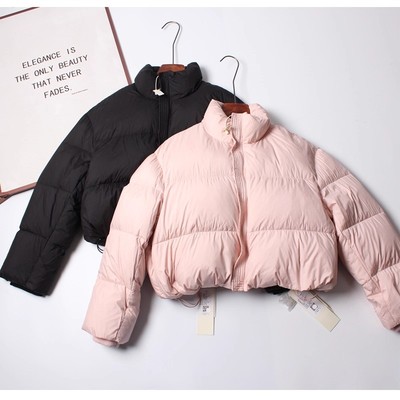 又厚又轻泡芙款90白鸭绒羽绒服