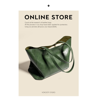 大容量单肩包通勤包百搭软皮tote