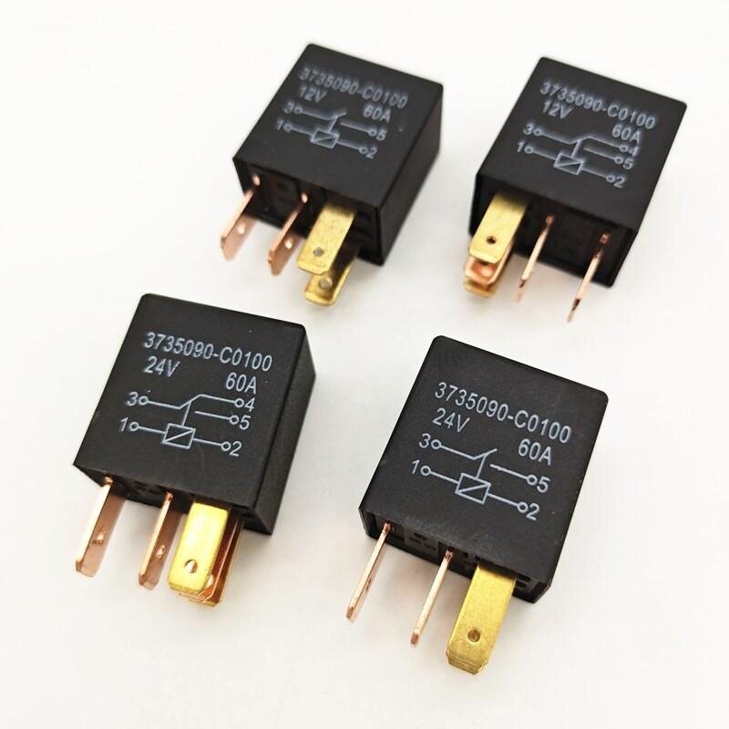 汽车继电器12V24V/100A大电流防