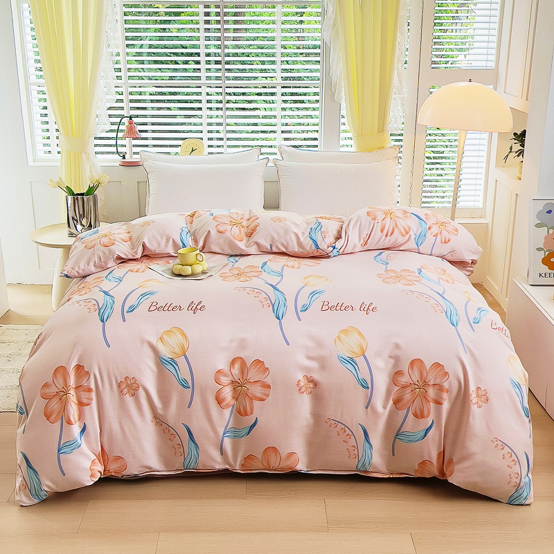 纯棉被套单件全棉床单冬季宿舍单人被单套150x200双人被罩200x230