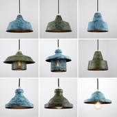 loft复古工业风简约锅盖灯罩创意个性 单头餐厅吧台铁艺民宿小吊灯