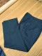 蓝色马裤 呢冬裤