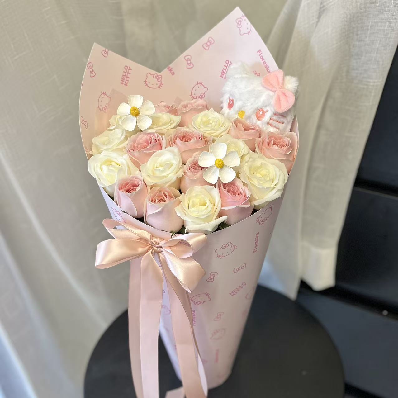 西安花店冰淇淋花桶生日表白送花