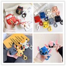 Apple airpods protective cover cartoon animation headset cover 2 generation stereo wireless Bluetooth silicon 1 generation cute box