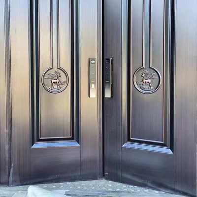 双开门智能锁别墅大门指纹锁3d人脸对开门锁家用防盗门电子密码锁