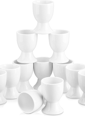 陶瓷鸡蛋杯托蛋架多用途白酒杯DIY高脚防滑服务餐具适用于洗碗机