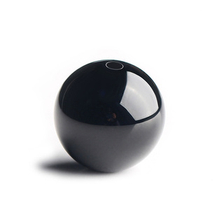 祥瑞斋玉业 黑玉髓玛瑙散珠批 发水晶珠手工串珠手链项链配件 DIY