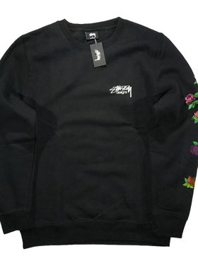 STUSSYROSESCREWNECKSWEATSHIRT