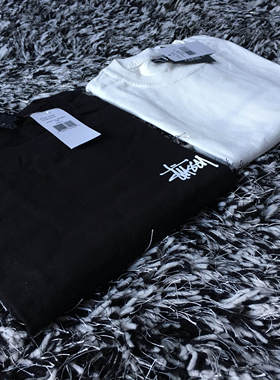 现货 Stussy Basic Logo Tee 红C 白C 无C 超经典 短袖T恤 基础C