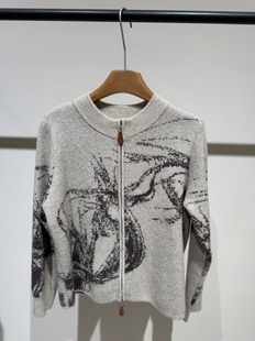 深圳原创品牌2025新款 百搭显瘦气质圆领绵羊毛毛衣女 冬时尚