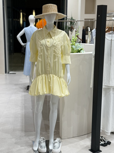 衬衫 肯xun原创设计2026夏季 百搭显瘦长袖 高定时尚 女连衣裙 新款