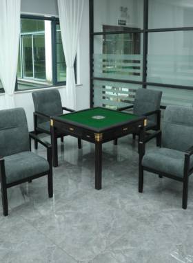实木绒布经久耐用棋牌室档次高