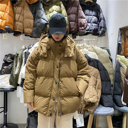 TT TY1980冬季新款女装韩版宽松长袖连帽加厚羽绒服外套女87881