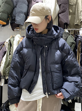 TT TY1980冬季新款女装韩版宽松连帽加厚短款羽绒服女外套83623