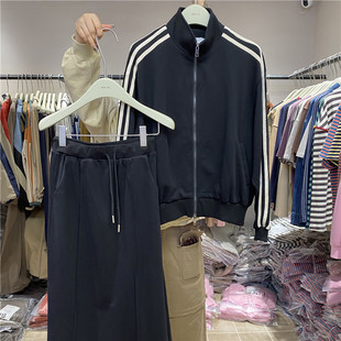 BEN HE秋季2023新款女装韩版宽松休闲卫衣半身裙时尚套装女AL3001