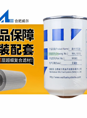 威尔W0065/FS19816适用于东风天龙康明斯53C0436柴油滤芯4988297