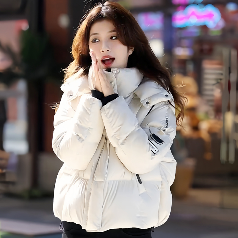 冬季新款短款时尚保暖休闲棉服女2025年高级感宽松加厚面包服外套,女装/女士精品,棉衣/棉服,淘宝优惠券,粉丝福利购,淘宝优惠卷