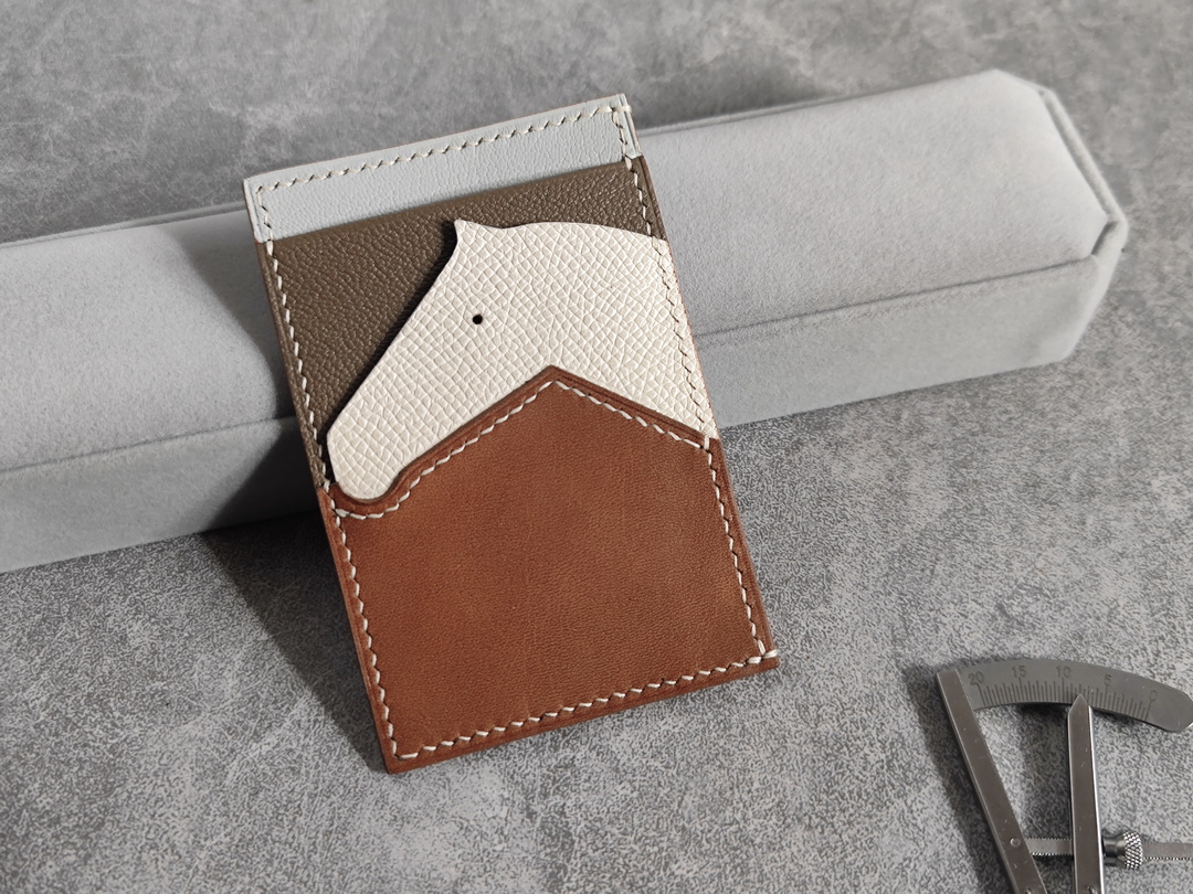 时尚原版皮料H家同款手工卡包