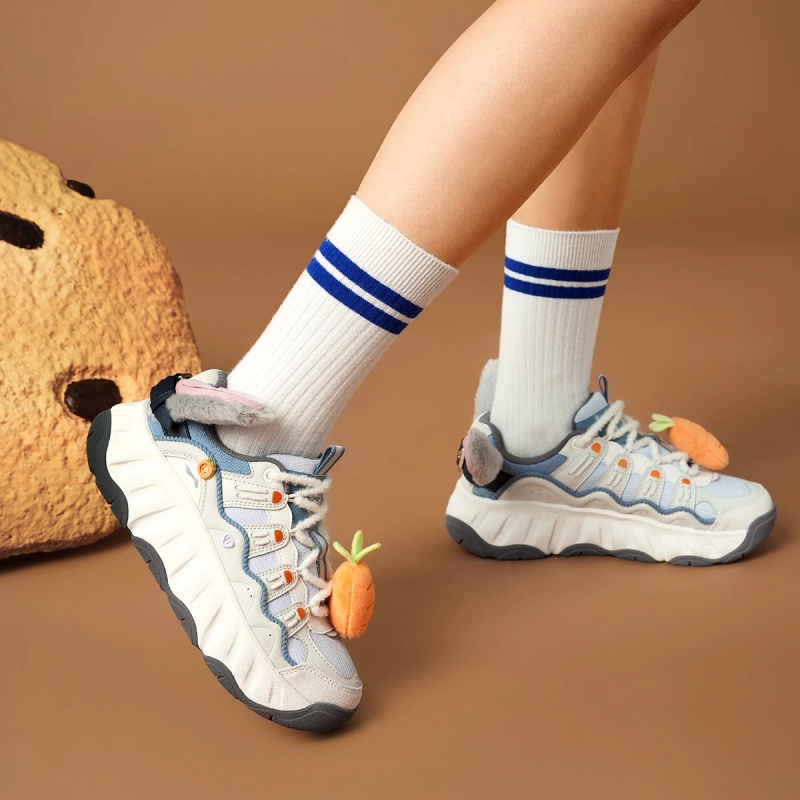 李宁曲奇休闲鞋2025新款迪士尼疯狂动物城联名运动鞋女鞋AGCV254