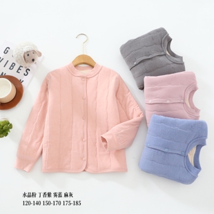 小王子儿童保暖内衣棉服男女大童校服神器秋冬季内穿加厚学生冬装