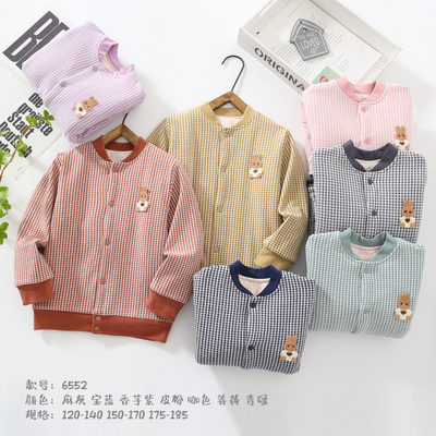 小王子德绒加厚男女童小棉袄内胆保暖棉服冬季校服神器6552