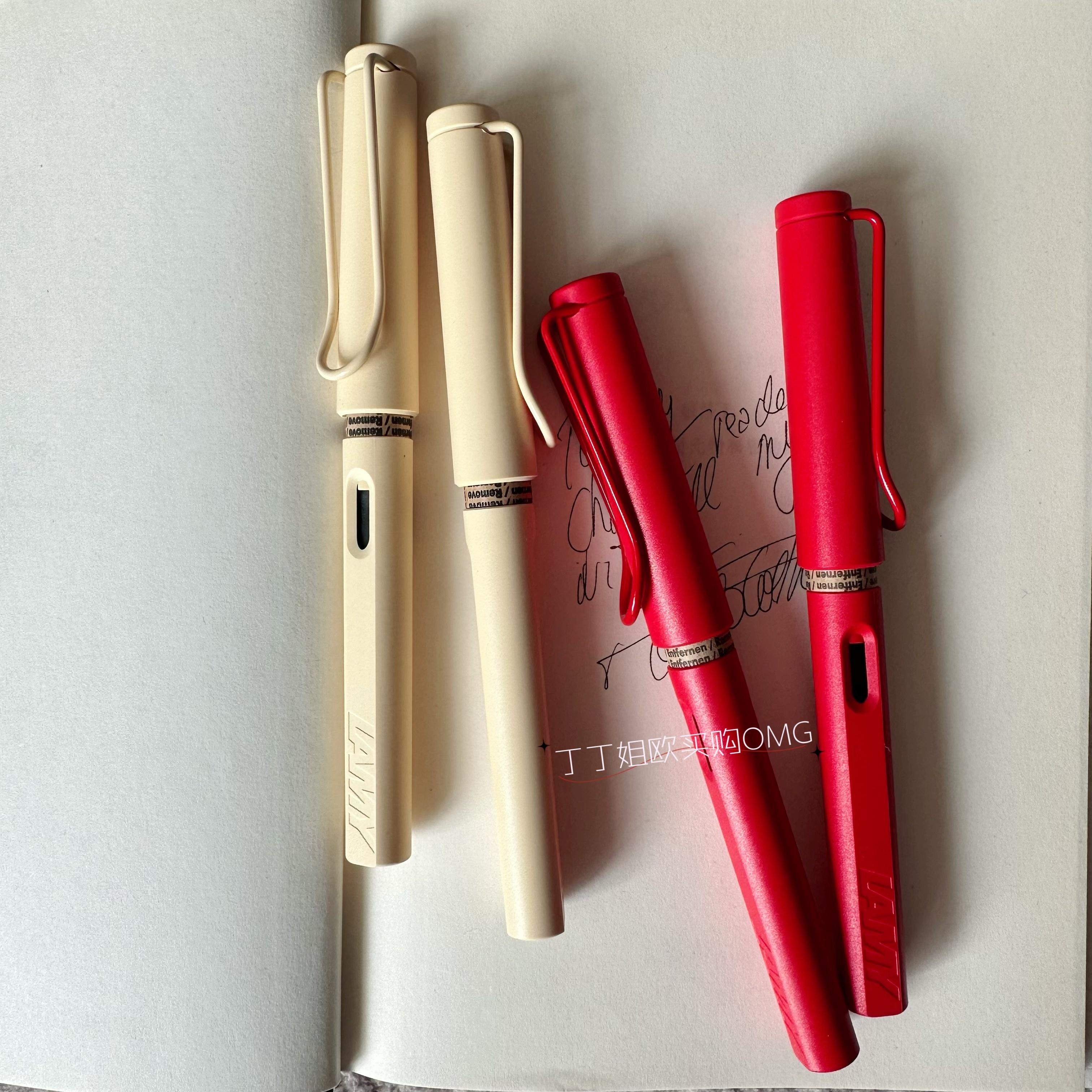 2022狩猎者限量草莓红/ 甜奶油钢笔 墨水笔 德国lamy凌美safari