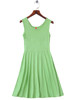 4462 (sleeveless dress) light green