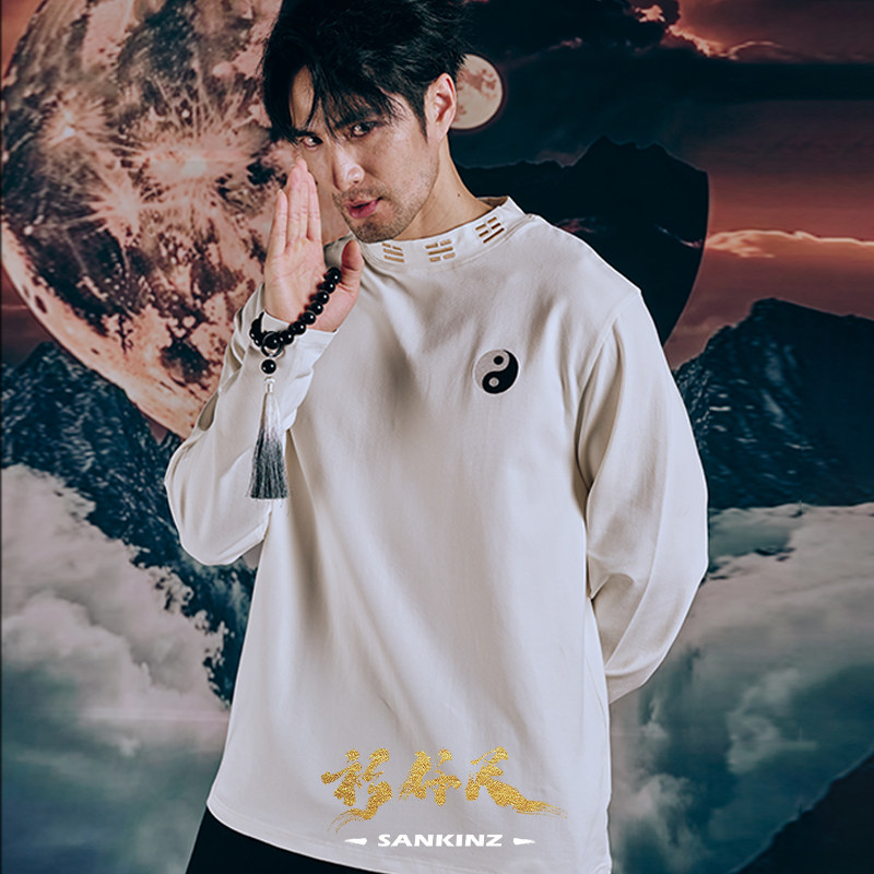 中国风长袖打底衫衫仟尺纯棉