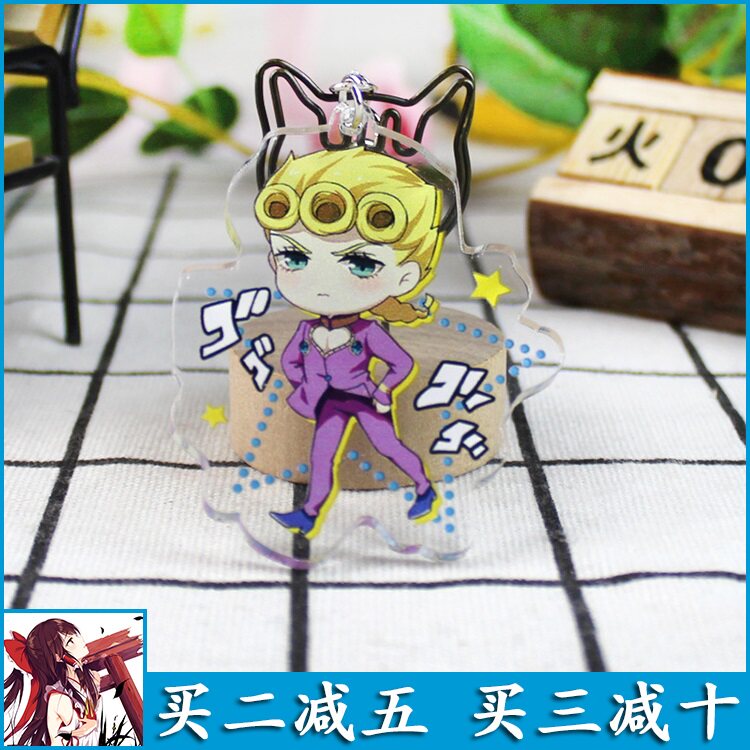 JOJO Wonderful adventure gold Pendant Bruno Qiao Lunuo Animation around Key buckle giftin the Play mode/Anime/Periphery/cos/Board games , Cartoon/Animation around , Anime cards/Pendant/Stationery  category - from Buy2taobao.com to provide professional Taobao agent buy service