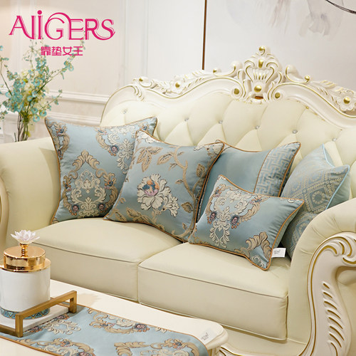 欧式客厅卧室抱枕套不含芯大靠背