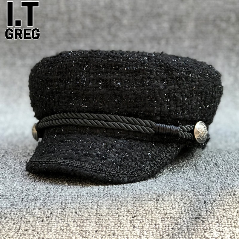 I.Tgreg秋冬休闲贝雷帽女百搭潮