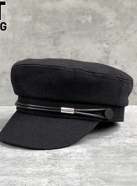 香港I.Tgreg透气平顶帽子男女贝雷帽简约休闲户外百搭遮阳帽子潮