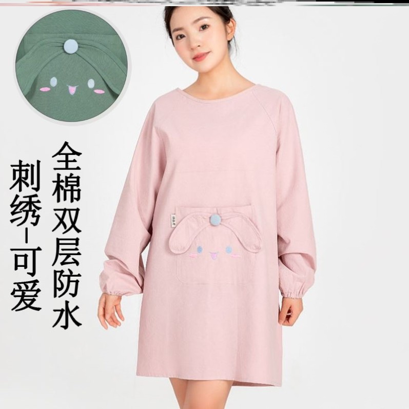 纯棉围裙100布全棉厨衣韩版款式网红超好看的韩式多巴胺反穿衣短,家庭/个人清洁工具,围裙,淘宝优惠券,粉丝福利购,淘宝优惠卷
