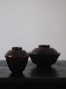 「97 Crafts」日本 塗師 中野知昭 漆盖碗盖付