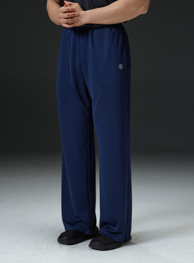 AFTERGLOW夏季网眼健身直筒运动长裤 男装透气通勤训练轻薄休闲裤